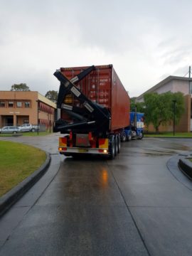 First Shipping Container- Team UOW Australia