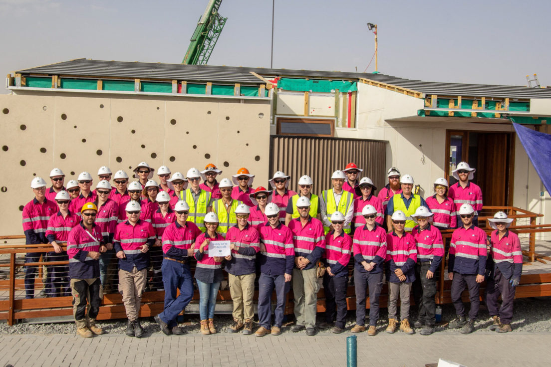 Team UOW Desert Rose Dubai Construction Day 11-41