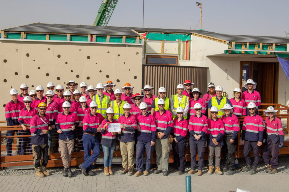 Team UOW Desert Rose Dubai Construction Day 11-42