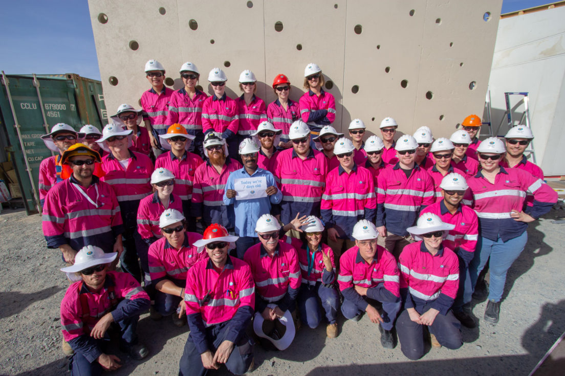 Team UOW Desert Rose Dubai Construction Day 7-30