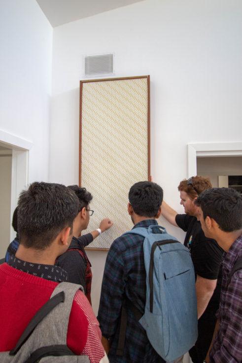 Team UOW SDME2018 Tours- Explanation of the radiant panels